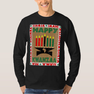Candles 7 Principles Of Kwanzaa T-Shirt
