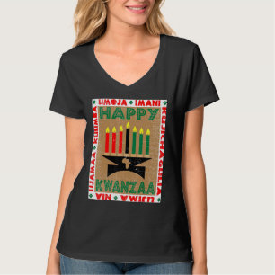 Candles 7 Principles Of Kwanzaa T-Shirt