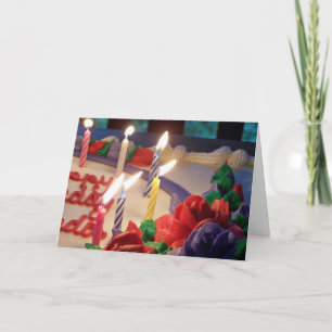 Candles Birthday Card