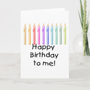 Candles Happy Birthday Card