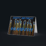Candles Happy Birthday Grandson Card<br><div class="desc">Candles Happy Birthday Grandson Card</div>
