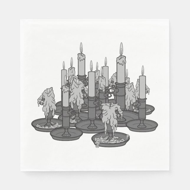 Candles Napkin (Front)