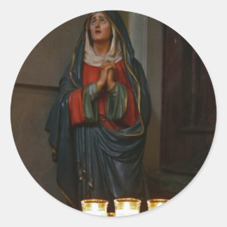 Candles of Hope [Christmas] Classic Round Sticker