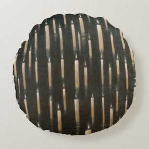 Candles on the Lake Udaipur India 2012 Round Cushion