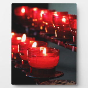 candles plaque