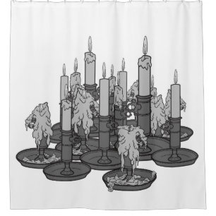 Candles Shower Curtain