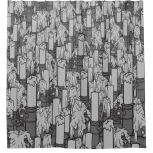 Candles Shower Curtain