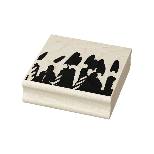 Candles Tote Rubber Stamp (Stamp)