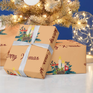 Candles Wrapping Paper