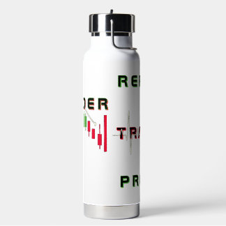 Candlestick Chart Trading Water Bottles for trader