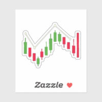 Candlestick Clash Sticker VYBE CORE Japanese Chart