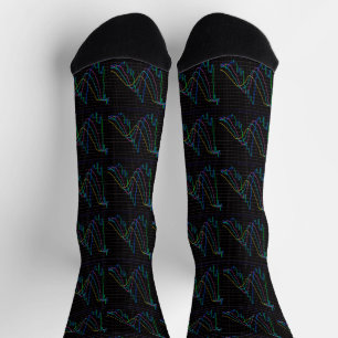 Candlestick Stock Market Chart Socks