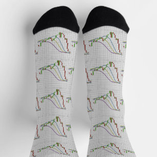 Candlestick Stock Market Chart Socks