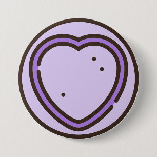 candy-1 7.5 cm round badge