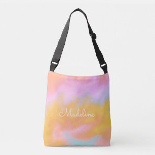 Candy Abstract Hologram Name  Crossbody Bag