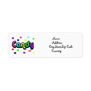 Candy-address label