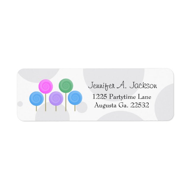 Candy Address Labels (Front)