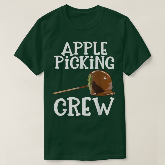 Candy Apple Picking Crew Funny Candy Dessert Women T-Shirt (Design Front)