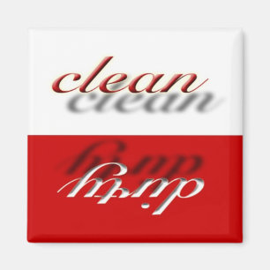 Candy Apple Red Dishwasher Magnet