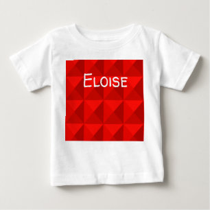 Candy Apple Red Pyramids  Baby T-Shirt