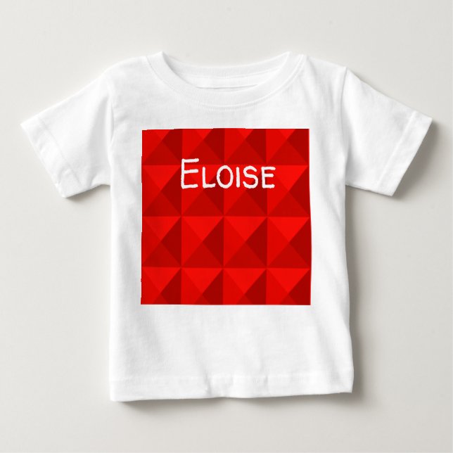 Candy Apple Red Pyramids  Baby T-Shirt (Front)