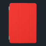 Candy Apple Red Solid Colour iPad Mini Cover<br><div class="desc">Candy Apple Red Solid Colour. A bold and eye-catching,  vibrant shade of red that exudes energy and passion. This intense colour is sure to make a statement and capture attention. Perfect for holiday themes,  Candy Apple Red brings a festive and joyful spirit to your celebrations.</div>