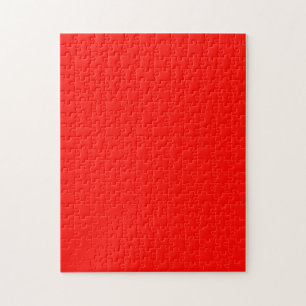 Candy Apple Red Solid Colour Jigsaw Puzzle