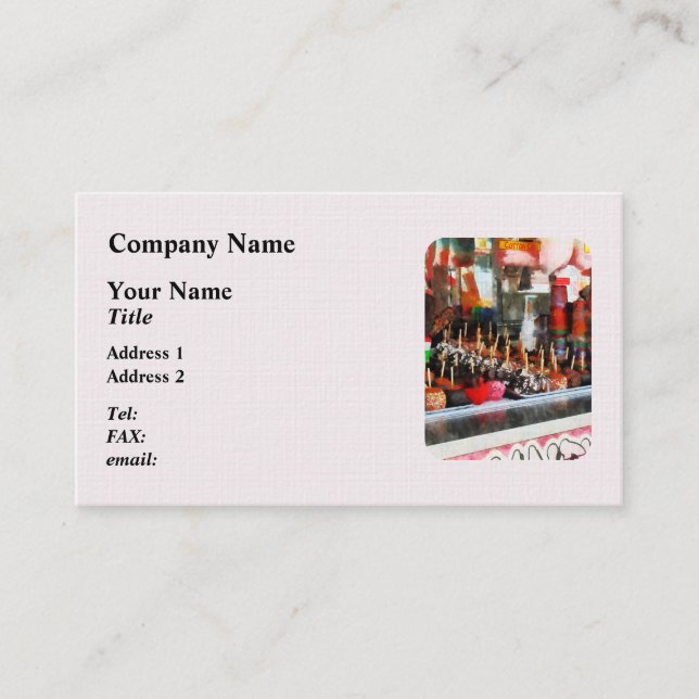Candy Apples Business Card (Front)