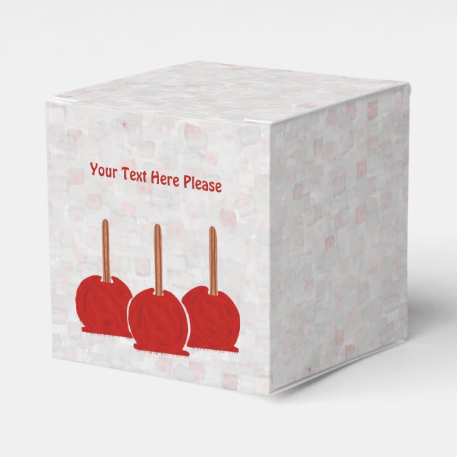 Candy Apples Favour Box (Front Side)
