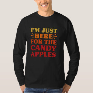 Candy Apples I Love Candy Apples Funny Food Lover T-Shirt