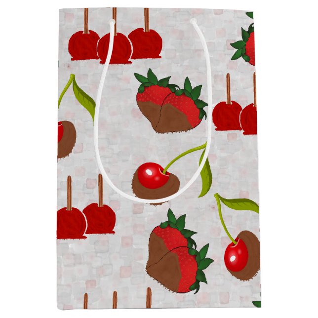 Candy Apples Medium Gift Bag (Front)