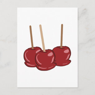 Candy Apples Postcard
