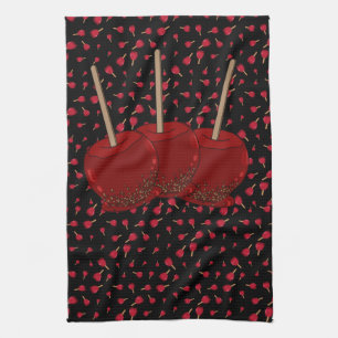 Candy Apples Tea Towel