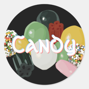 Candy Assortment Stickers