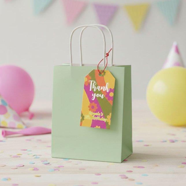 Candy bag labels for Daisy Rainbow birthday  (Creator Uploaded)