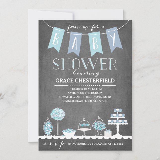 Candy Bar | Baby Shower Invitation (Front)