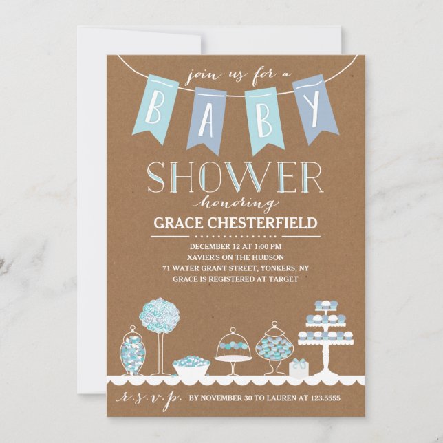 Candy Bar | Baby Shower Invitation (Front)