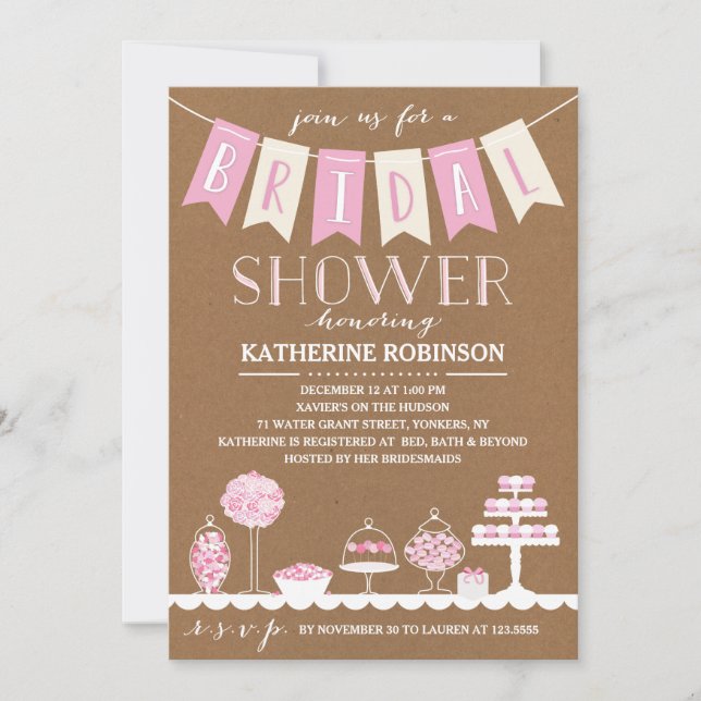 Candy Bar | Bridal Shower Invitation (Front)