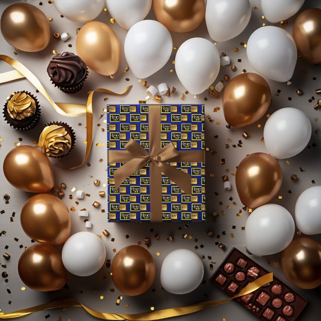 Candy Bar Golden Ticket  Wrapping Paper (Creator Uploaded)