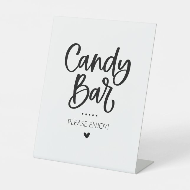 Candy Bar Party Favour Sign (Front)