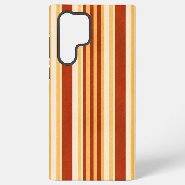 Candy Bar stripes red and yellow Phone Case (Back)
