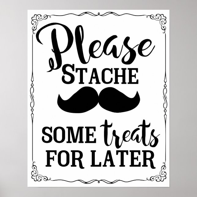 candy bar sweet table sign wedding black colour (Front)