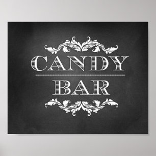 Candy Bar Table Sign 8x10
