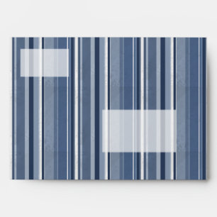Candy Blue Stripes Envelopes