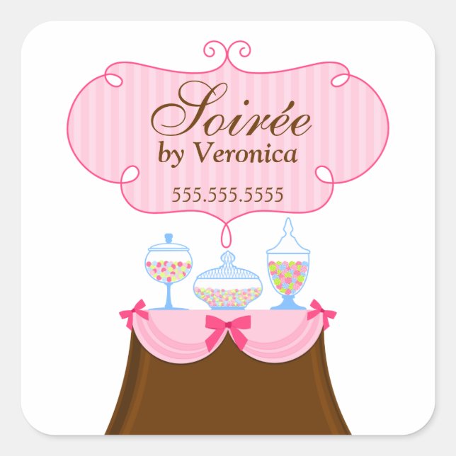 Candy Buffet and Dessert Tables Stickers (Front)