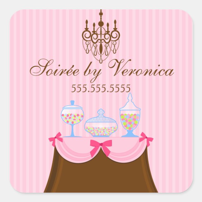 Candy Buffet and Dessert Tables Stickers (Front)