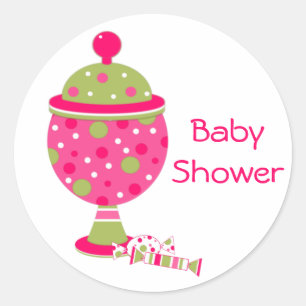 Candy Buffet Baby Shower Envelope Seal