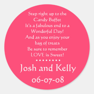 Candy Buffet sticker