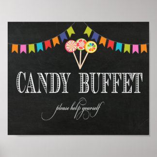 Candy Buffet Table Sign - 8x10- Candy Bar Sign