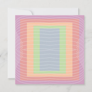 Candy Cake Pastel Colour Block Holiday Card